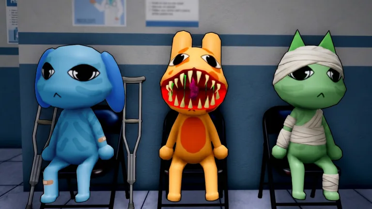 Official Roblox thumbnail for Animal Hospital Anomaly showing the game media panel